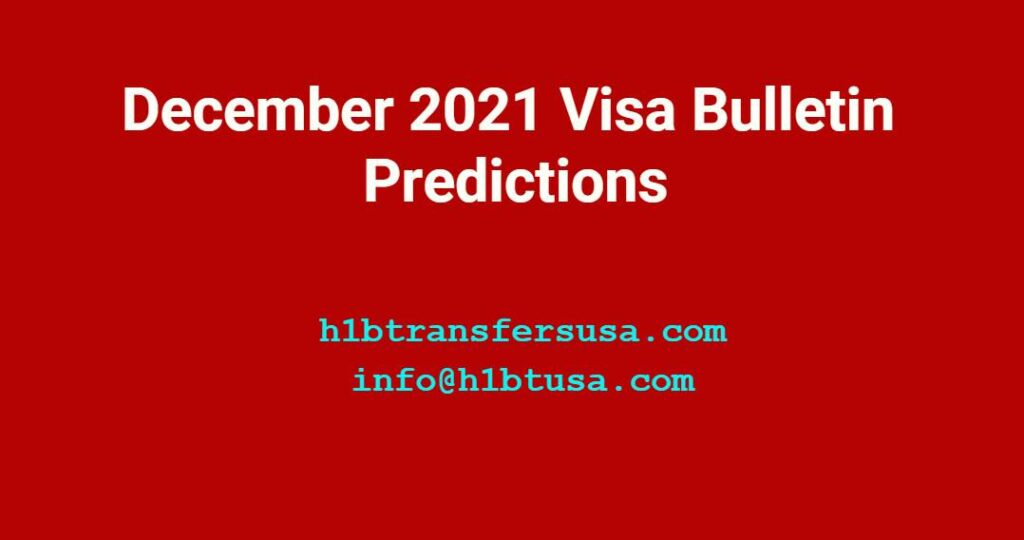 December 2021 Visa Bulletin