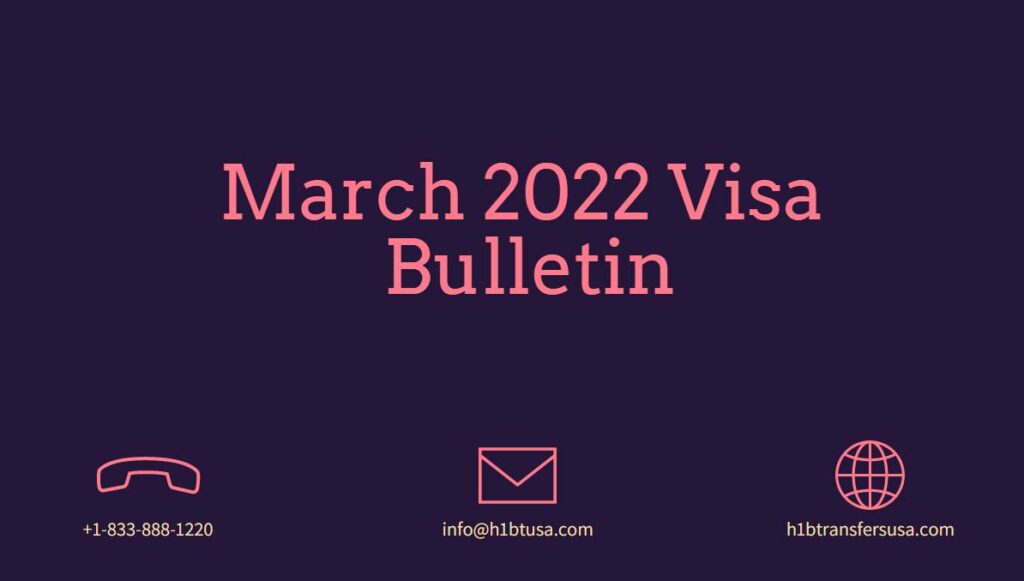 March 2022 Visa Bulletin